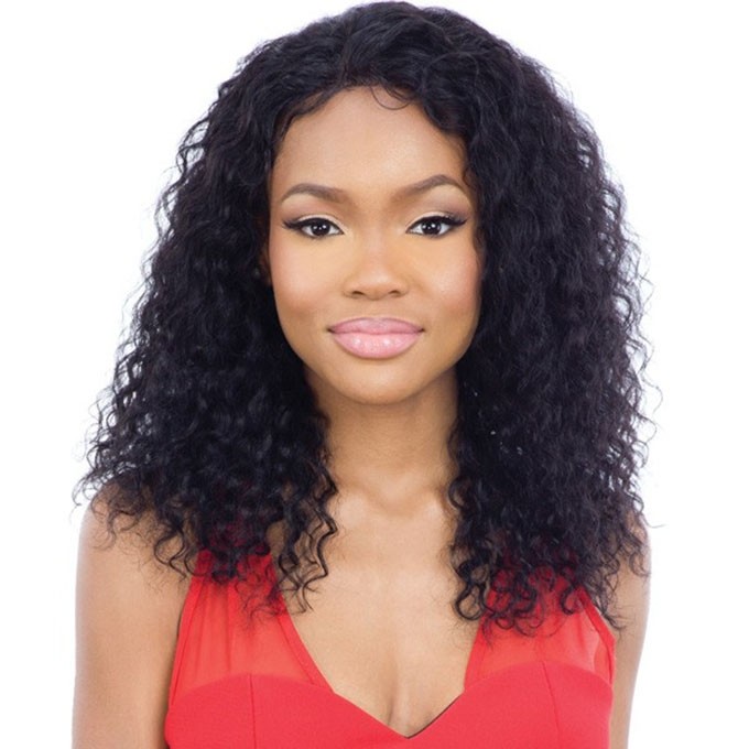 Mayde Beauty Human Hair Wet & Wavy Invisible Lace Part Lace Wig - DEEP CURL 